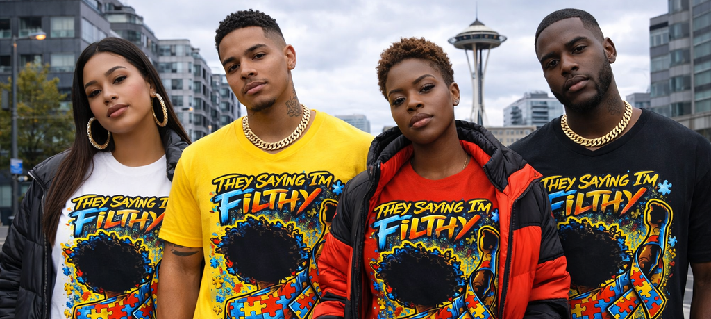 They Sayin' I'm Filthy Tee + Song Download Bundle
